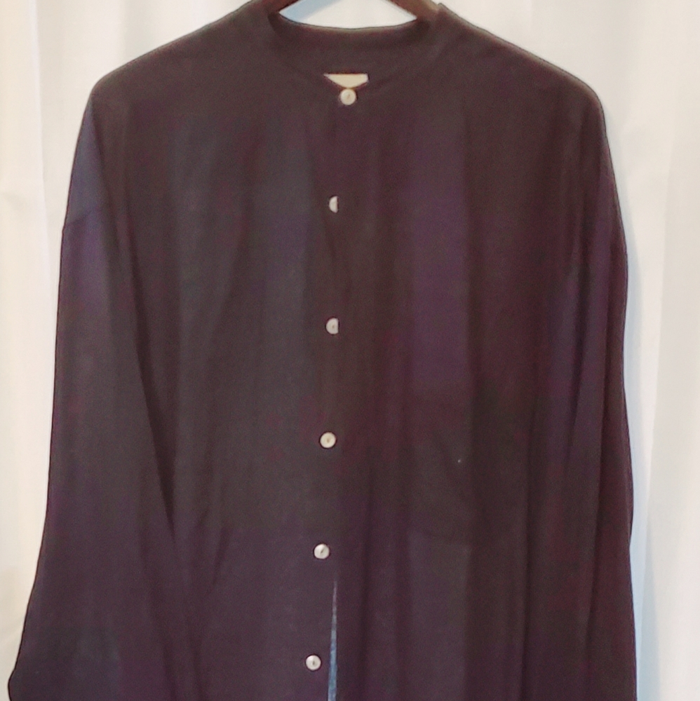 Men's Linen Button Down Shirt XL Sayan Bali